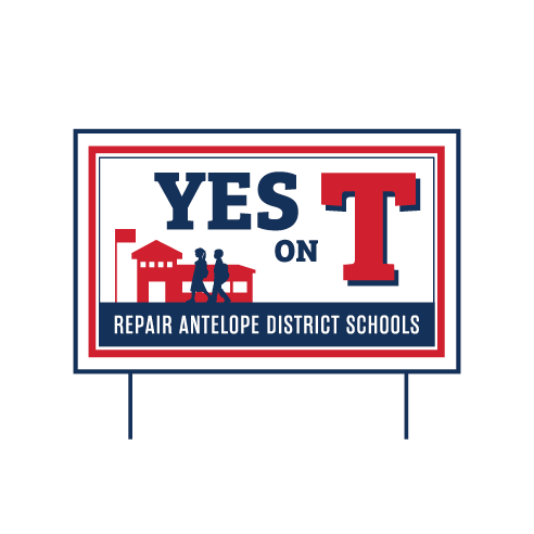 Request a 'Yes on T' lawn sign for your home or business.